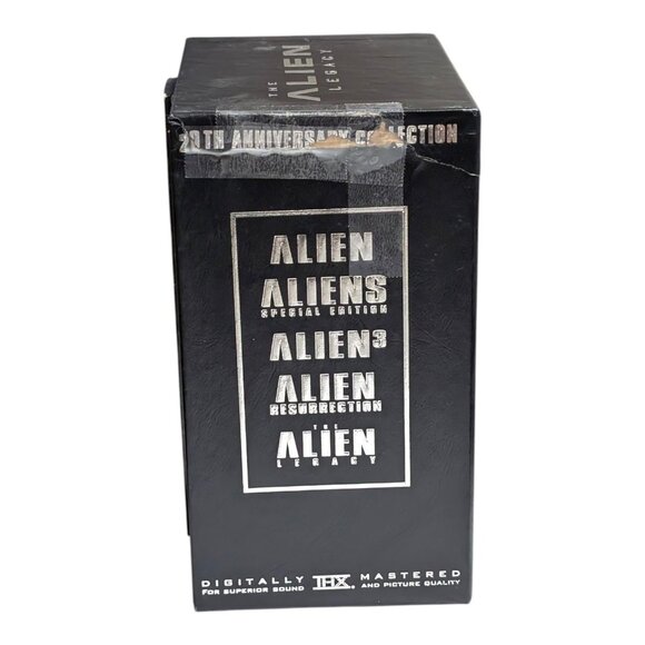 The Alien Legacy 20th Anniversary 5 VHS Tapes 1999 Box Set Taped Read Condition - Picture 2 of 6